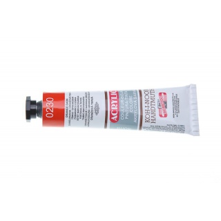 KIN FARBA AKRYLOWA POMARAŃCZOWA 0230 40ML., Plastyka, Artykuły szkolne