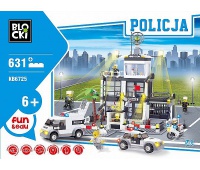 KLOCKI BLOCKI POLICJA 631-EL.