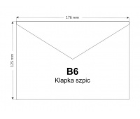 KOPERTA B6 SP BIAŁA 1000szt, Koperty, Koperty i akcesoria do wysyłek