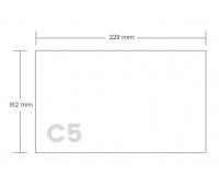 KOPERTA C5 162x229 NK BIAŁA 500szt, Koperty, Koperty i akcesoria do wysyłek