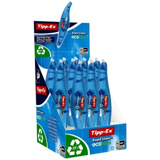TIPP-EX Exact Liner Ecolutions Korektor Pudełko 10szt, Korektory, Artykuły do pisania i korygowania
