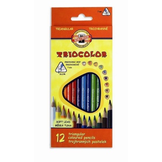 KREDKI TRIOCOLOR 12KOL.3132, Plastyka, Artykuły szkolne