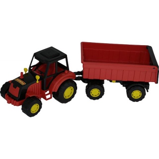 MAJSTER TRAKTOR Z PRZYCZEPĄ Nr1, Zabawki