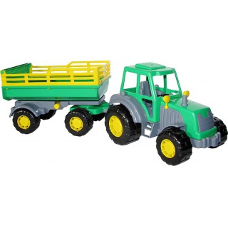 MAJSTER TRAKTOR Z PRZYCZEPĄ Nr2, Zabawki