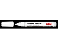 MARKER KREDOWY 4,45MM BIAŁY, Markery, Artykuły do pisania i korygowania