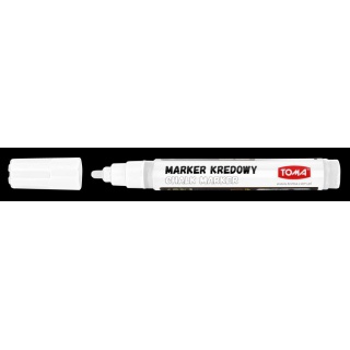 MARKER KREDOWY 4,45MM BIAŁY, Markery, Artykuły do pisania i korygowania