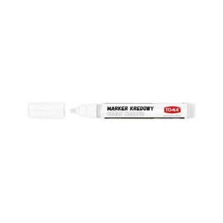 MARKER KREDOWY 4,45MM BIAŁY, Markery do tablic, Art. do pisania i korygowania