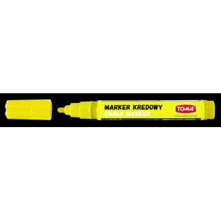 MARKER KREDOWY 4,45MM ŻÓŁTY, Markery, Artykuły do pisania i korygowania