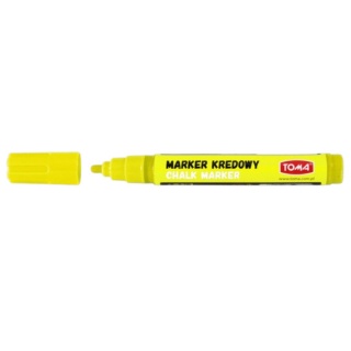 MARKER KREDOWY 4,45MM Ż&Oacute;ŁTY, Markery do tablic, Art. do pisania i korygowania