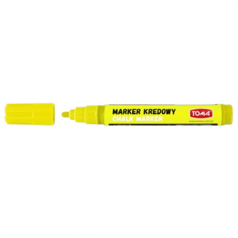 MARKER KREDOWY 4,45MM Ż&Oacute;ŁTY, Markery do tablic, Art. do pisania i korygowania