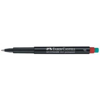 MULTIMARK OHP PERMANENTNY S CZERWONY FABER-CASTELL, Markery, Artykuły do pisania i korygowania