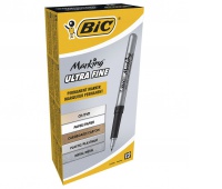 BIC Marking Ultra Fine 0.8mm Marker czarny 1 szt, Markery, Artykuły do pisania i korygowania