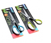 NOŻYCZKI BIUROWE NB-1C NEON 8,5" BLISTER, Nożyczki, Drobne akcesoria biurowe