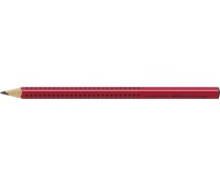 OŁÓWEK JUMBO GRIP B CZERWONY FABER-CASTELL, Ołówki, Artykuły do pisania i korygowania