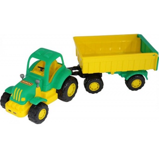 OSIŁEK TRAKTOR Z PRZYCZEPĄ Nr1, Zabawki