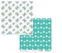 PAPIER DWUSTR. 30,5x30,5cm XMAS BOUTIQUE 01 5k, Papier ozdobny, Papier i etykiety
