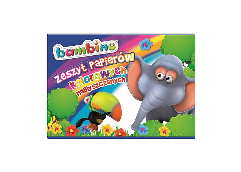PAPIER KOLOR NABŁ. A4 10k BAMBINO STD*, Papier do kopiarek, Papier i etykiety