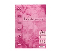 PAPIER KREDOWANY A4 115g 100ark, Papiery specjalne, Papier i etykiety