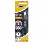 BIC X Pen Decor FP Skull niebieski Blister 1 szt, Pióra, Artykuły do pisania i korygowania