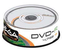 PŁYTY DVD-R OMEGA 4,7GB 16X CAKE /25/, Nośniki danych, Akcesoria komputerowe