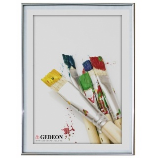 RAMKA 70X100CM PLASTIKOWA SREBRNA/ZŁOTA, Antyramy, ramki, Prezentacja