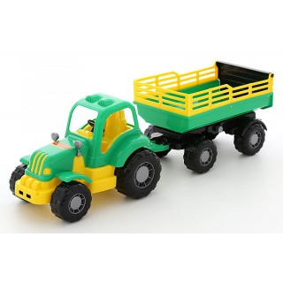 SIŁACZ TRAKTOR Z PRZYCZEPĄ Nr2, Zabawki