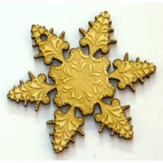 SKLEJKA ŚNIEŻYNKA-1 5cm, Sklejka, Artykuły dekoracyjne