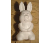 STYROPIANOWY ZAJĄC 25CM SE02, Styropian, Artykuły dekoracyjne