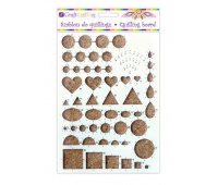 SZABLON DO QUILLINGU R&Oacute;ŻNE KSZTAŁTY, Quilling, Artykuły dekoracyjne