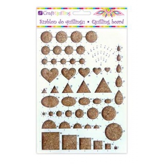 SZABLON DO QUILLINGU R&Oacute;ŻNE KSZTAŁTY, Quilling, Artykuły dekoracyjne