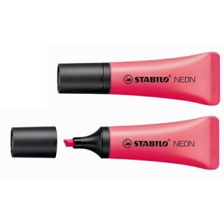 ZAKREŚLACZ STABILO NEON, RÓŻOWY, Textmarkery, Artykuły do pisania i korygowania