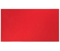 Tablica filcowa NOBO, 123x70cm, panoramiczna 55", czerwona, Tablice filcowe, Prezentacja