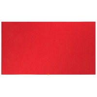 Tablica filcowa NOBO, 123x70cm, panoramiczna 55", czerwona, Tablice filcowe, Prezentacja