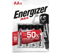 Bateria ENERGIZER Max, AA, LR6, 1,5V, 4szt., Baterie, Urządzenia i maszyny biurowe