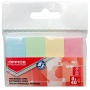 Filing Index Tabs OFFICE PRODUCTS, paper, 20x50 mm, 4x40 tabs, polybag, pastel assorted colors