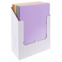 Teczka z gumką OFFICE PRODUCTS Pastel, karton/lakier, A4, 300gsm, 3-skrz., mix kolorów, Teczki płaskie, Archiwizacja dokumentów