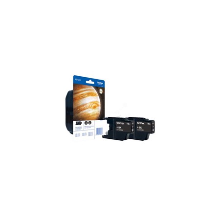 Zestaw dwóch tuszy Brother do DCP-J525/725/925, MFC-J6510 | 2 x 600 str. | black, Tusze, Materiały eksploatacyjne