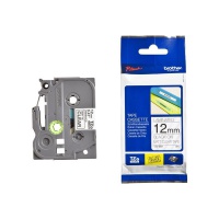 Taśma Brother laminowana 12mm x 8m czarny nadruk /przeźroczyste tło matowe, Taśmy, Materiały eksploatacyjne