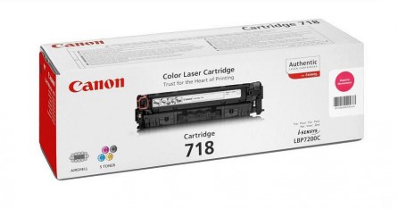 Toner Canon CRG718Mdo LBP-7200/7210/7660 | korporacyjny | 2 900 str. | magenta, Tonery, Materiały eksploatacyjne