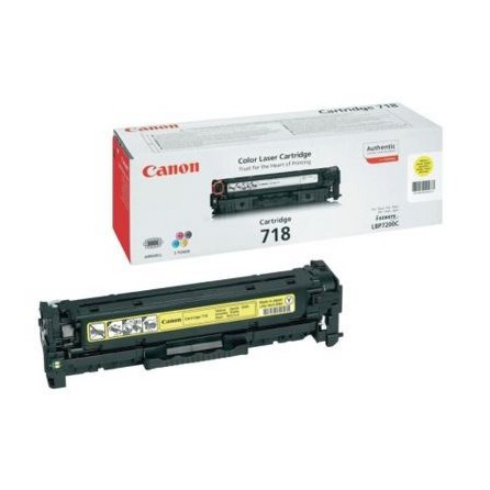 Toner Canon CRG718Y do LBP-7200/7210/7660 | korporacyjny | 2 900 str. | yellow, Tonery, Materiały eksploatacyjne