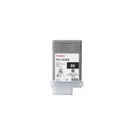 Tusz Canon PFI102B do IPF-500/600/700/710/720/750 | 130ml | photo black, Tusze, Materiały eksploatacyjne