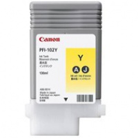 Tusz Canon PFI102Y do IPF-500/600/700/710/720/750 | 130ml | yellow, Tusze, Materiały eksploatacyjne