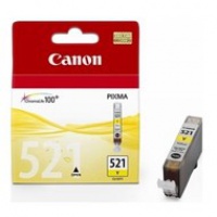 Tusz Canon CLI521Y do iP-3600/4600, MP-540/620/630/980 | 9ml | yellow, Tusze, Materiały eksploatacyjne