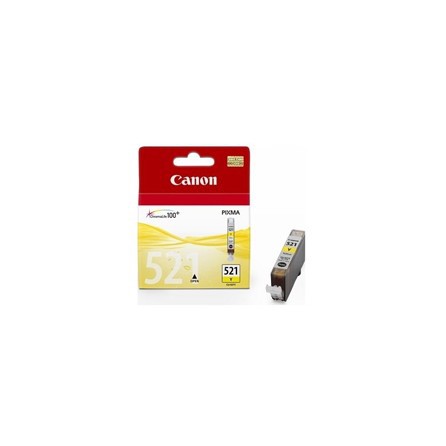 Tusz Canon CLI521Y do iP-3600/4600, MP-540/620/630/980 | 9ml | yellow, Tusze, Materiały eksploatacyjne
