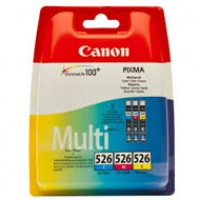 Zestaw trzech tuszy Canon CLI526 do MG-5150/5250/6150/8150 | 3 x 9 ml | CMY, Tusze, Materiały eksploatacyjne