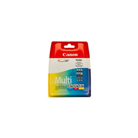 Zestaw trzech tuszy Canon CLI526 do MG-5150/5250/6150/8150 | 3 x 9 ml | CMY, Tusze, Materiały eksploatacyjne
