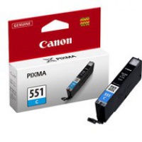Tusz Canon CLI551C do iP-7250, MG-5450/6350 | 7ml | cyan, Tusze, Materiały eksploatacyjne