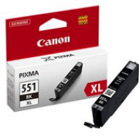 Tusz Canon CLI551XLBK do iP-7250, MG-5450/6350 | 11ml | black, Tusze, Materiały eksploatacyjne