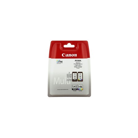 Zestaw dwóch tuszy Canon PG545/CL546 do MG-2450/2550 | 2 x 8ml | CMYK, Tusze, Materiały eksploatacyjne