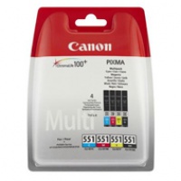 Tusz Canon CLI551 do iP-7250, MG-5450 | CMYK, Tusze, Materiały eksploatacyjne